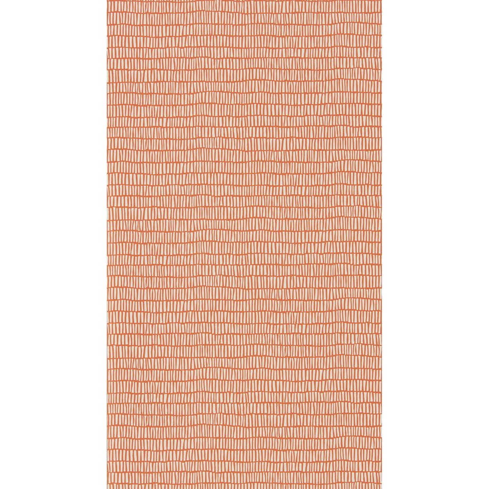 Tocca Geometric Wallpaper 111314 by Scion in Paprika Orange